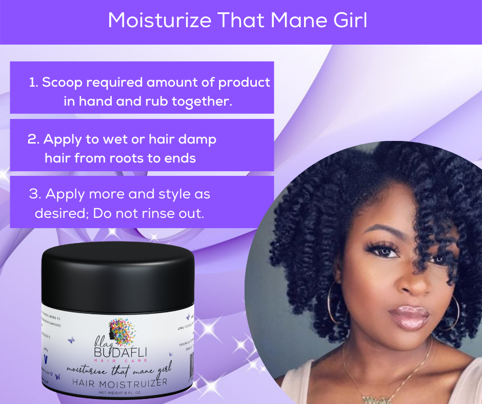 MOISTURIZE THAT MANE GIRL Hydrating Moisturizing Cream - 8 oz
