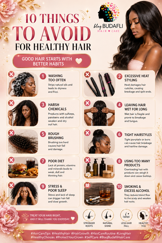10 Things to Avoid If You Want Healthy Hair Growth