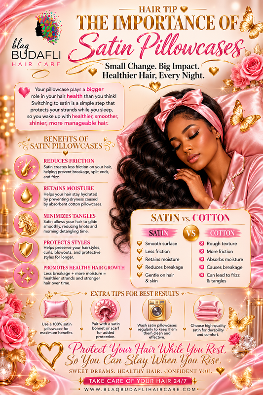 The Importance of Satin Pillowcases for Hair Growth: Why This One Change Can Transform Your Hair