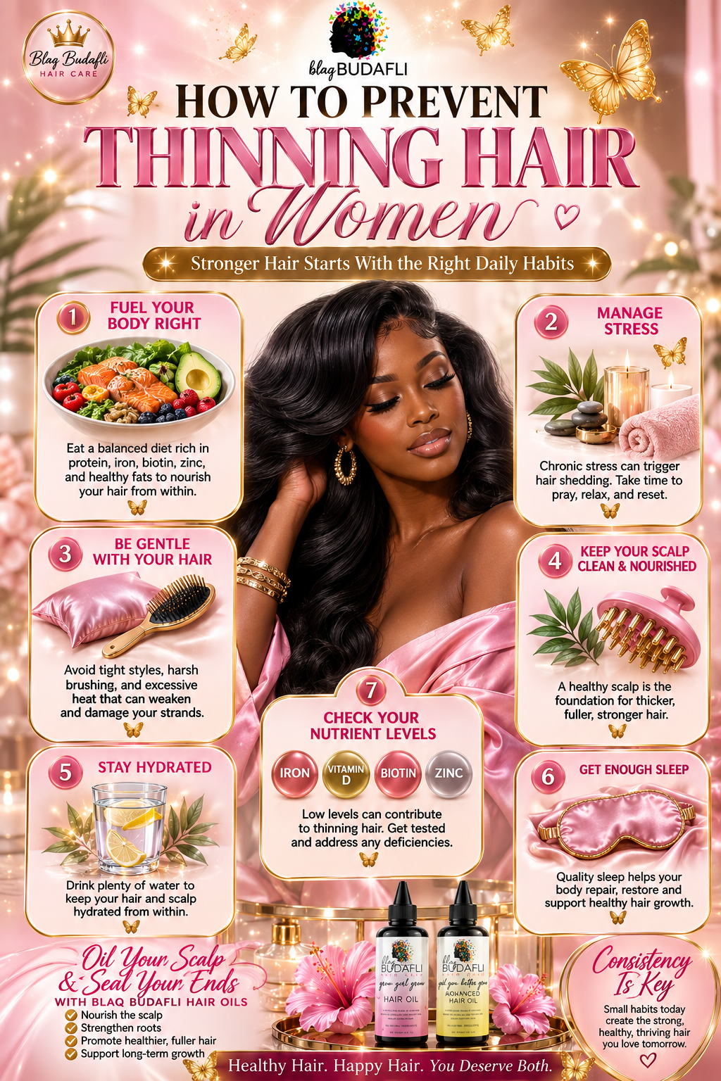 How to Prevent Thinning Hair in Women: 7 Proven Ways to Promote Thicker, Healthier Hair Naturally