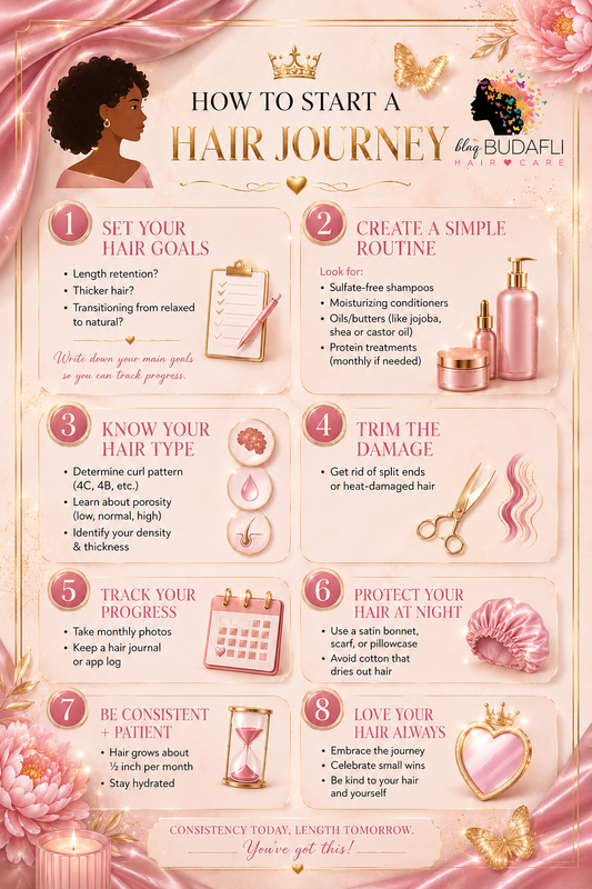 How To Start a Healthy Hair Journey: The Complete Guide for Hair Growth & Length Retention