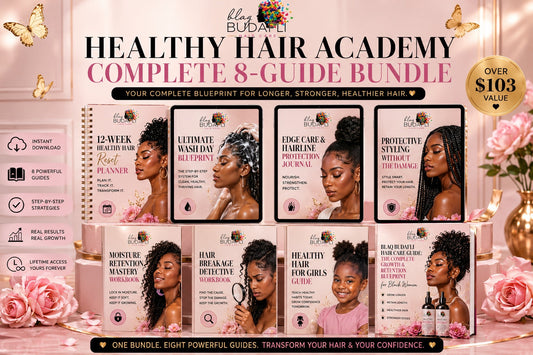 Blaq Budafli Healthy Hair Academy Complete 8-Guide Bundle exact approved image